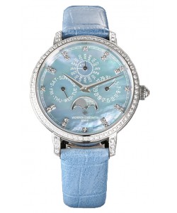 Vacheron Constantin Traditionelle Quantième Perpétuel Plaqué Or Blanc Ultra Fin