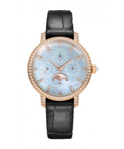 Vacheron Constantin Traditionelle Quantième Perpétuel Or Rose Ultra Fin Réplique Suisse 