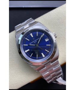 Montre Vacheron Constantin Overseas 1:1 Miroir Réplique Suisse en Acier Cadran Bleu 