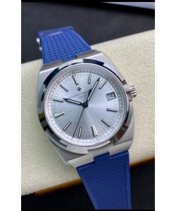 Montre Vacheron Constantin Overseas Qualité 1:1 miroir Réplique Suisse avec cadran en acier - Bracelet en caoutchouc
