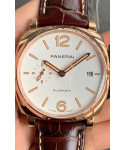 Montre Panerai Luminor DUE PAM1042 Edition 1:1 Réplique Montre Suisse en Or Rose 42MM