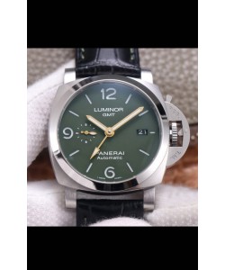 Montre Panerai Luminor Marina GMT PAM1056 904L Montre Suisse en acier - Réplique Miroir 1:1