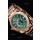 Rolex SkyDweller montre suisse avec boîtier en or rose de 18 carats - cadran vert édition DIW 