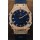 Hublot Classic Fusion Diamants Rose Gold Blue Dial 38MM Montre réplique 1:1 Qualité miroir 