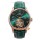 IWC Portugese Hand-Wound Genuine Tourbillon Cadran vert Boîtier or rose Montre Suisse Réplique 