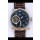 IWC Portuguese Véritable Mouvement Tourbillon Suisse Montre en acier avec cadran bleu 