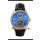 Jaeger LeCoultre Master Ultra-Thin Tourbillon Cadran bleu Boîtier acier inoxydable