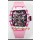 Richard Mille RM38-02 Carbone blanc/rose Bubba Watson Mouvement tourbillon en caoutchouc rose Réplique miroir 1:1