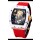 Richard Mille RM088 Smiley Tourbillon Boîtier Céramique Blanc Bracelet Nylon Rouge Réplique 