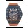 Richard Mille RM047 Samurai Montre Tourbillon Authentique Boîtier Carbone Bracelet Orange