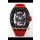 Richard Mille RM055 Boîtier en carbone noir Bracelet en caoutchouc rouge Tourbillon Superclone authentique 1:1 