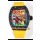 Richard Mille Super Clone RM68-01 Tourbillon Suisse - Boîtier Céramique Noire - Bracelet Jaune Réplique