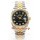 Rolex Super Clone Datejust ETA 3235 Mouvement 36MM Montre or jaune bicolore suisse à cadran noir
