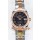 Rolex Super Clone Datejust ETA 2688 Mouvement 31MM Or Rose bicolore Cadran Noir Suisse