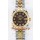 Rolex Super Clone Datejust ETA 2688 Mouvement 31MM Or jaune deux tons Cadran brun