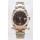 Rolex Super Clone Datejust ETA 2688 Mouvement 31MM Or Rose bicolore Cadran Suisse Marron