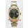 Rolex Super Clone Datejust ETA 2688 Mouvement 31MM Or Jaune Deux tons Cadran Vert Suisse 