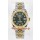 Rolex Super Clone Datejust ETA 2688 Mouvement 31MM Or Jaune Deux tons Cadran Vert Suisse 