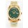 Rolex Day Date Super Clone Montre en or jaune 18K 40MM - Cadran vert Réplique de montre 1:1 