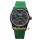 Montre Rolex Milgauss DiW Boîtier carbone noir - Mouvement automatique ETA2836 sur bracelet vert 
