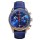Tag Heuer Carrera Swiss Quartz Movement Réplique Montre cadran bleu - Bracelet cuir bleu
