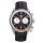 Tag Heuer Carrera Chronograph 43 Swiss Quartz Réplique Montre Cadran Noir Bracelet Cuir 