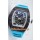 Montre Richard Mille RM055 RM055 Boîtier en carbone forgé 1:1 Réplique Montre avec bracelet bleu 