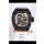 Réplique de Montre Richard Mille RM055 Boîtier en Céramique Noire Miroir 1:1 - Bracelet Blanc