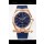 Vacheron Constantin Overseas Calendrier Perpétuel Réplique Cadran Bleu Boîtier Or Rose