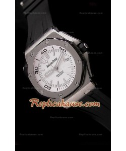 Audemars Piguet Royal Oak Scuba Swiss Montre avec Bracelet en Caoutchouc