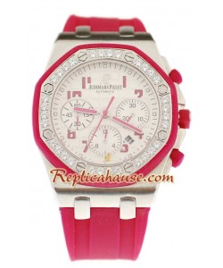 Audemars Piguet Royal Oak Offshore Montre with Suisse Diamonds Bezel