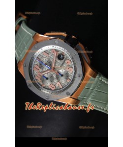 Réplique de montre Royal Oak Offshore Lebron James Or rose Ultimate Audemars Piguet en titane - Mouvement 3126