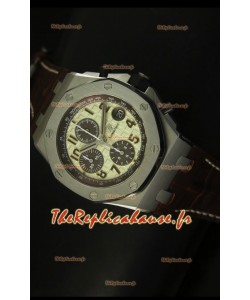Réplique de montre Royal Oak Audemars Piguet Édition Safari blanche 1:1 Réplique de montre miroir