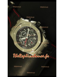 Réplique de montre Royal Oak Offshore Thèmes Noir Audemars Piguet en titane - Réplique de montre miroir 1:1