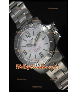 Réplique de montre automatique Ball Hydrocarbone Spacemaster sur cadran blanc - mouvement Citizen original 