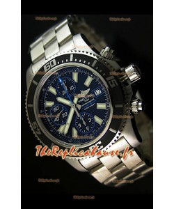 Breitling Superocean Abysse Reproduction Montre Chronographe Suisse - Reproduction Exacte 1:1 - Marqueurs Bleus 44MM