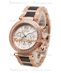 Cartier Pasha Seatimer Diamonds Montre Replique Suisse