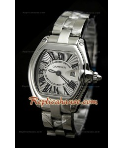 Cartier Roadster Femmes Swiss Montre - Mirror Replica 1:1 avec Cadran en Acier