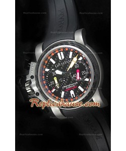 Graham Chronofighter Oversized Titanium Commander Swiss Montre