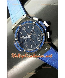 Hublot Tutti Frutti Sombres Bleu Carat Suisse Montre De Replique