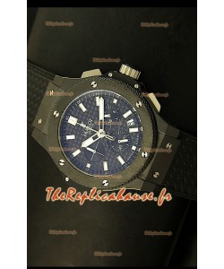 Montre avec boîtier noir en céramique Hublot Big Bang avec mouvement Quartz