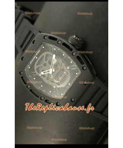 Réplique de montre suisse Richard Mille RM052 Skull Tourbillon dans boîtier en PVD