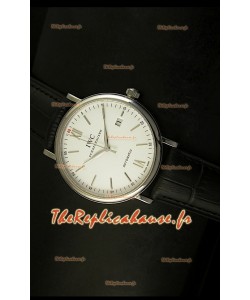 Réplique de montre automatique japonaise de la plus haute qualité en acier inoxydable IWC Portofino