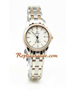 Omega Deville Suisse Femmes Pink d' or Montre Replique