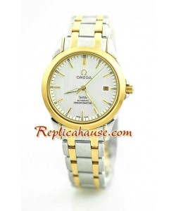 Omega SeaMaster DeVille Montre Suisse Replique - Yellow d' or