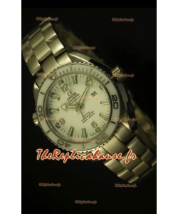 Montre suisse Omega Seamaster Planet Ocean Liquidmetal de taille moyenne 36mm