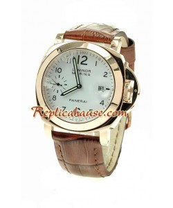 Panerai Luminor 00111 Pink d' or Japonais Montre Replique