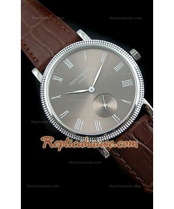 Patek Philippe Calatrava Japanese Replica Montre avec Cadran Gris