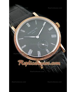 Patek Philippe Calatrava Montre Réplique Japonaise Or Rose