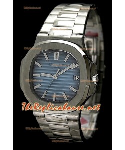 Patek Philippe Nautilus Jumbo Suisse Montre De Replique - Bleu Cadran